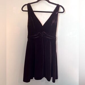 NWT Express velvet mini dress party dress